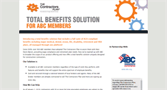 Desktop Screenshot of abc.contractorsplan.com